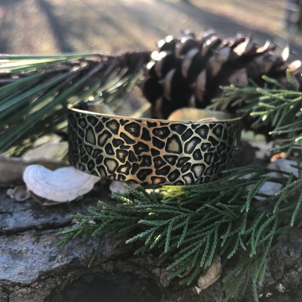 New Anju Brass Giraffe Cuff Bracelet